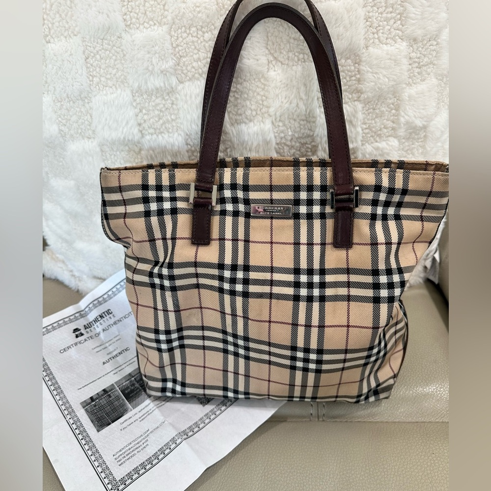 Burberry Blue Label Japan exclusive satchel COA included!